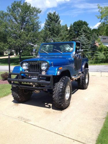 1986 jeep cj-7 lifted chevy 327