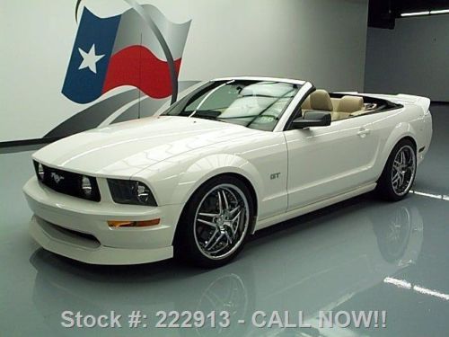 2006 ford mustang gt premium convertible 5spd leather texas direct auto
