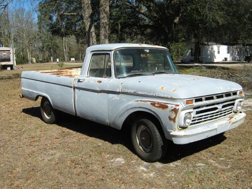 1966 ford f100 with the 3 speed trans