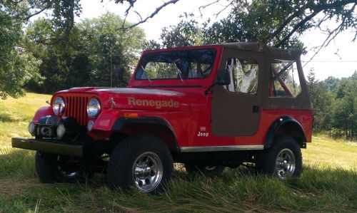 Jeep cj-7 renegade levi edition original / un-restored v8 rare amc