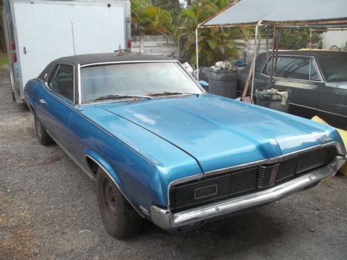 1969 mercury cougar xr7 real deal barn find project ,parts or restore