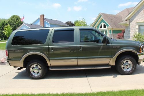 2001 ford excursion limited 7.3l powerstroke 4x4 leather 3rd row