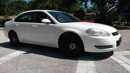 2008 chevrolet impala 9c1 police low 46k miles supervisor car never had a cage