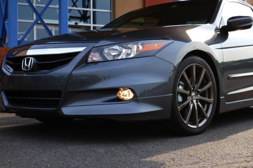 2012 honda accord ex-l coupe 2-door 3.5l 6 speed manual trans w/leather