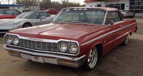 1964 chevrolet impala ss 409 factory ss, red &amp; a/c