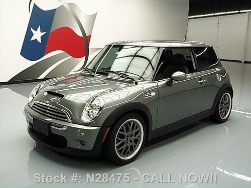 2006 mini cooper s supercharged pano sunroof leather!! texas direct auto