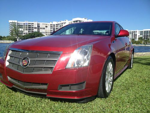 2011 cadillac cts best deal on ebay  24k miles bose,leather,on star pearl red