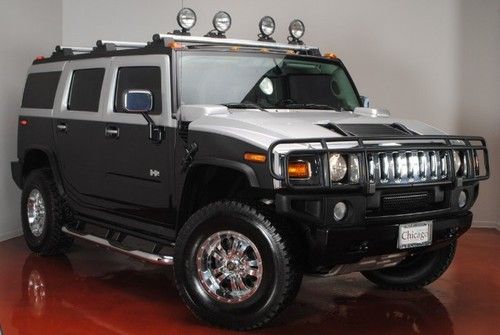 2004 hummer h2 prisitne shape two tone body paint rare