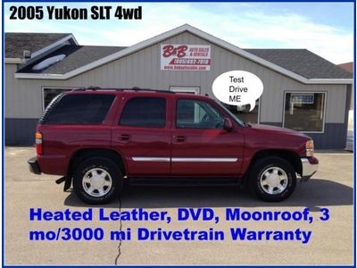 Suv 5.3l 4x4 leather, dvd, local trade in, 7 passenger, 4wd, certified, inspectd