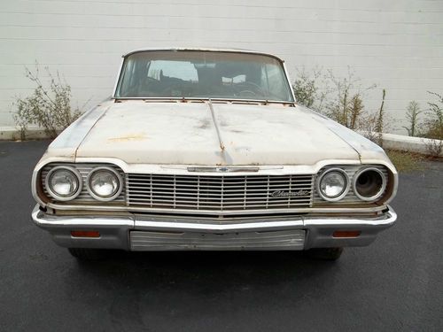 1964 chevrolet impala / # matching 283 v8/ ready for resto/ low rider!! solid!!