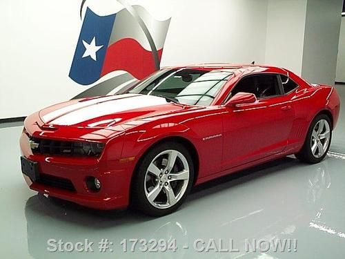2010 chevy camaro 2ss rs auto htd leather 20's 7k miles texas direct auto