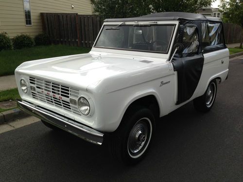 1966 ford bronco fully restored 4x4 removable top uncut