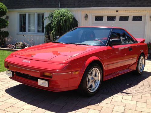 1986 toyota mr-2 museum quality show piece! only 18,900 miles! one of a kind!