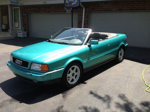 **1997 audi cabriolet convertible! 2.8l! low miles! rare color! must sell!!**