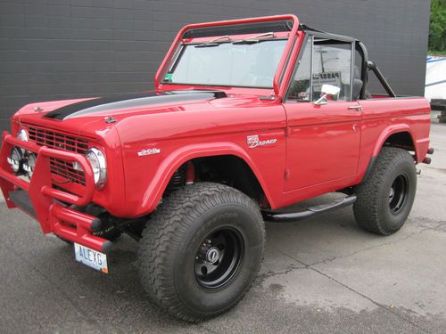 1969 ford bronco 5.0 4x4 convertible automatic stereo leather bfg wheels offroad