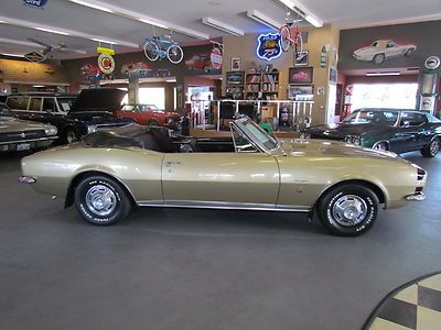 1967 camaro convertible rally sport original 1 owner matching numbers rs