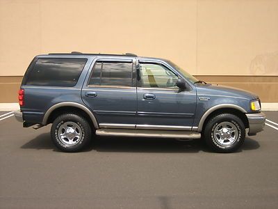 2000 ford expedition eddie bauer 3ed row 4x4 only 69k mile non smoker no reserve