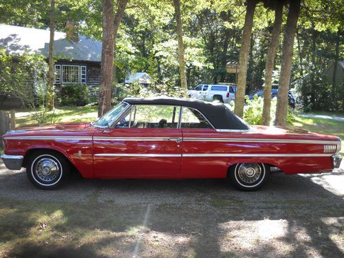 1963 ford galaxie 500xl convertible  (low reserve)