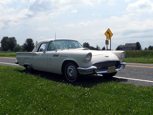 1957 classic ford thunderbird convertible two tops and more!