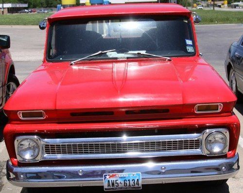 1965 red chevy truck
