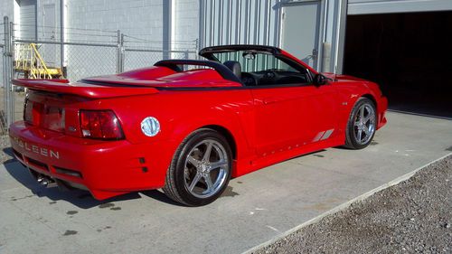 2004 mustang saleen convertible supercharged red low miles #290