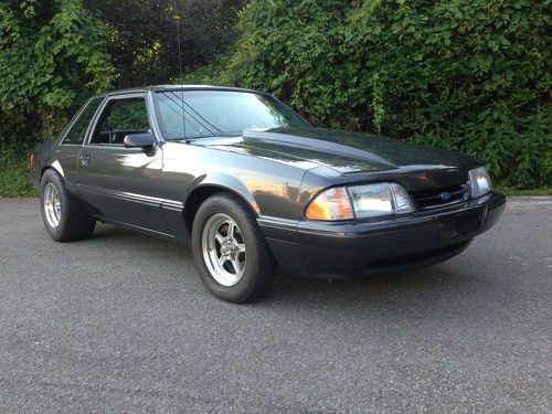 1991 ford mustang notchback coupe 4.6l 32v turbo swap 682 rwhp 9.89 1/4 mile e85