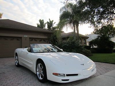03 chev corvette convertible 5oth year anniversary leather heads-up immaculate!!