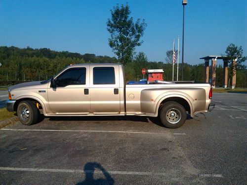 1999 2wd ford f350 super crew 7.3 turbo diesel long bed dually,near mint condit