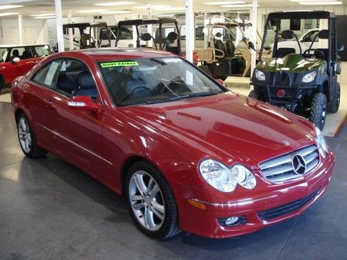 2006 mercedes clk 350 beautiful red with warranty