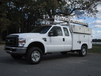 2008 ford f250 super duty extended cab 4x4 utility service superclean runs great