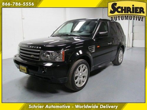 2008 land rover range rover hse black sunroof navigation heated leather