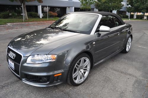 2008 audi rs4 cabriolet quattro bose navi clean carfax loaded low miles