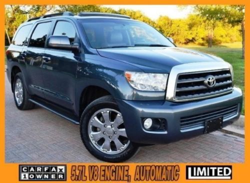 2008 toyota sequoia 5.7l fully loaded power heated seats sunroof tx one owner