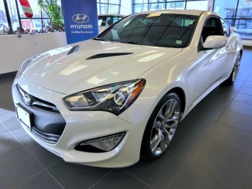 White track manual trans 6 speed navigation sunroof coupe warranty certified