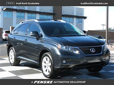 11 lexus rx350 gray leather heated seats gps moon roof warranty one owner carfax