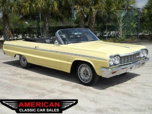 No reserve real super sport impala convertible. owned by same family 45 years fl
