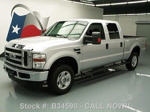 2010 ford f-250 crew 4x4 6-speed  6-pass side steps 72k texas direct auto