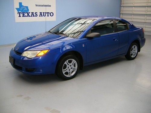 We finance!!!  2004 saturn ion 2 level 2 5-speed a/c 15 rims cd!!!