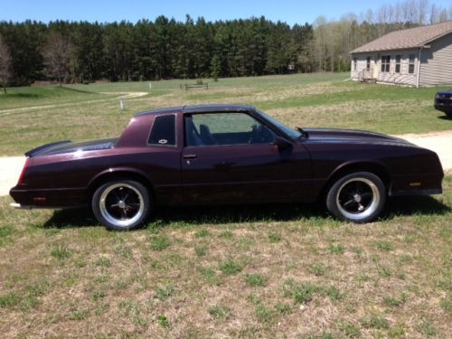 1987 chevrolet monte carlo ss coupe 2-door, chevy 350, t-tops, muscle car