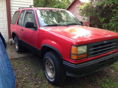 1991 ford explorer sport 4x4  v6 (selling without title) very solid needs work