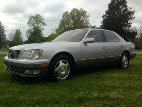 1999 lexus ls 400 navi xenon with carfax &amp; serviced grand daddy of the es gs is