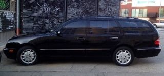 2002 mercedes benz e320 4matic wagon black / black interior