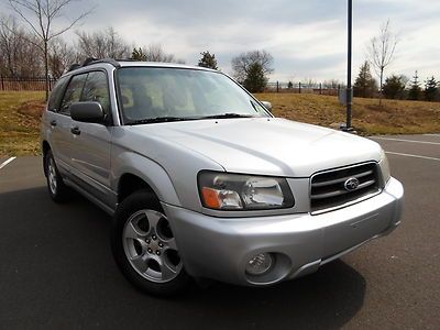 2003 subaru forester xs  awd 1 owner low miles panoramic roof leathr no reserve