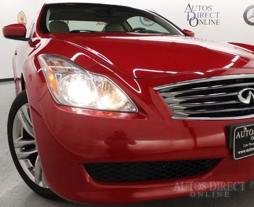 We finance 2009 infiniti g37x coupe prempkg 1 owner clean carfax hids mroof 6cd