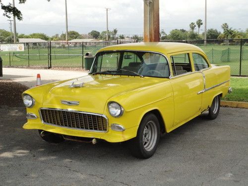1955 chevy  2 dr 210 post