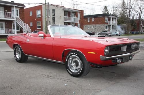 1970 'cuda 440 six pack convertible show stopper (recreation)