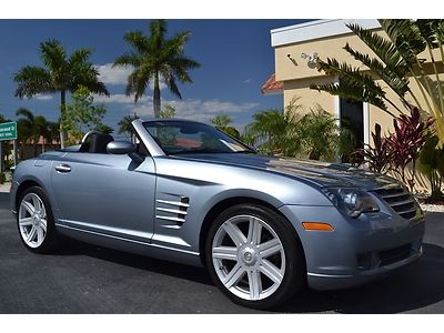 Florida convertible limited heated leather 68k $40,295 msrp sapphire silver blue