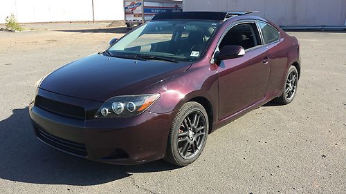 2009 scion tc toyota  manual many extras sunroof salvage title low miles