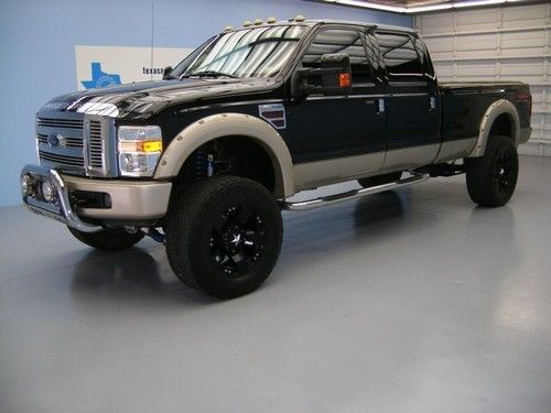 We finance!!!  2008 ford f-250 king ranch 4x4 auto long bed diesel lift roof nav