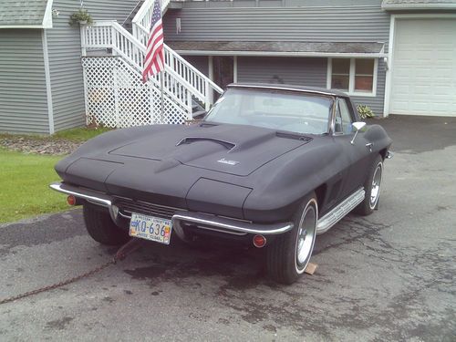 1967 corvette convertible big block both tops